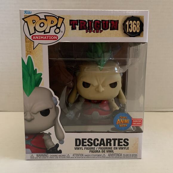 Funko Pop! Animation: Trigun #1368 Descartes Vinyl Figure GameStop Exclusive New